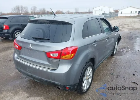 2014 Mitsubishi Outlander Sport Se from USA, damaged, VIN 4A4AP4AU6EE032334